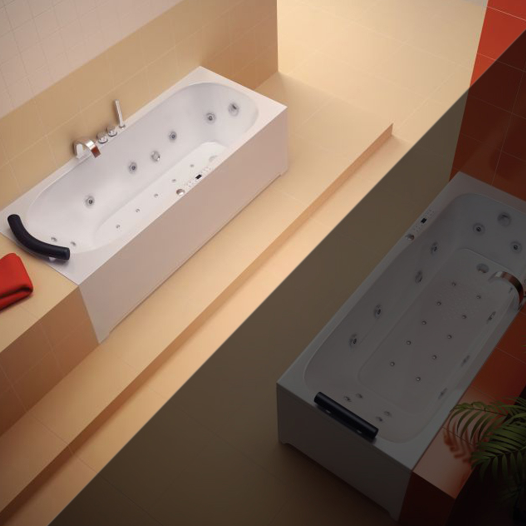 Smaragd whirlpool bathtub 170x70 standard flat 10 – Вана БГ 11.3.15.0004 – снимка 1